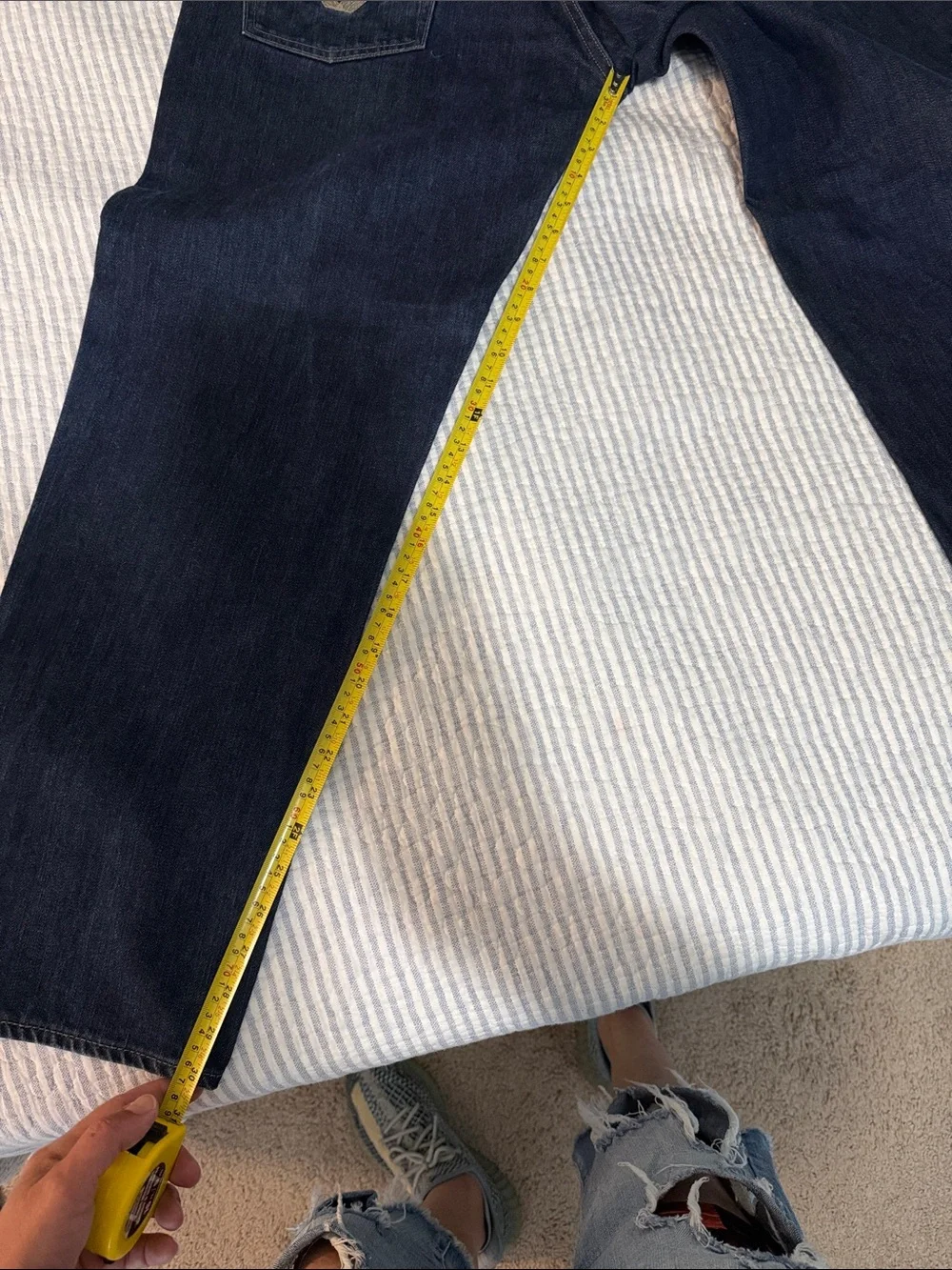 569 loose straight Levi's Dark Blue Relaxed Fit Men's Jeans